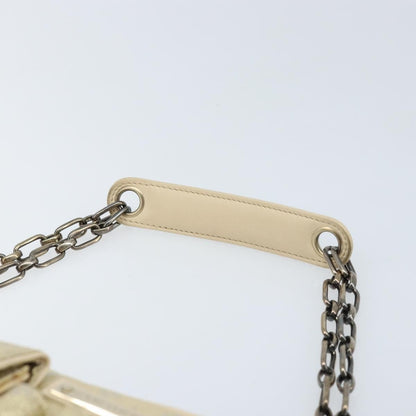 Louis Vuitton McKenna Mini Lin, Gold, Canvas, Shoulder Bag