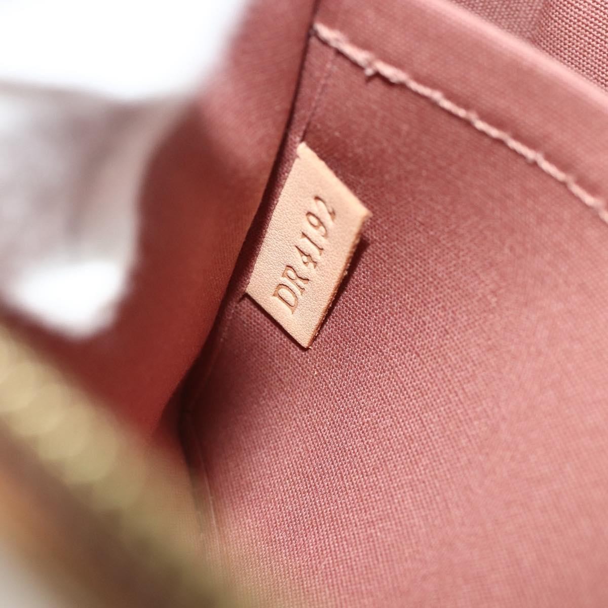 Louis Vuitton Pochette Accessoires NM Monogram Vernis, Brown, Patent Leather, Clutch