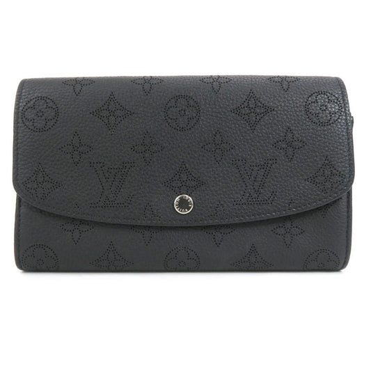 Louis Vuitton Portefeuille Iris, Black, Leather, wallet