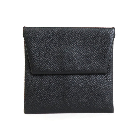 Hermès Bastia, Black, Leather, wallet