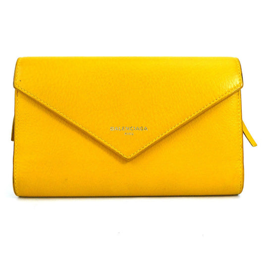 Balenciaga Papier, Yellow, Leather, wallet