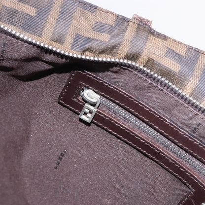 Fendi Zucca Canvas, Brown, Canvas, Tote Bag
