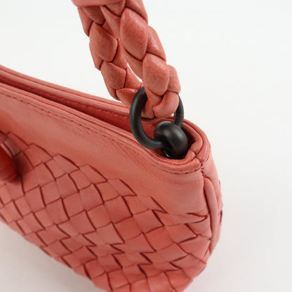 Bottega Veneta Shoulder Intrecciato Nappa, Pink, Leather, Shoulder Bag