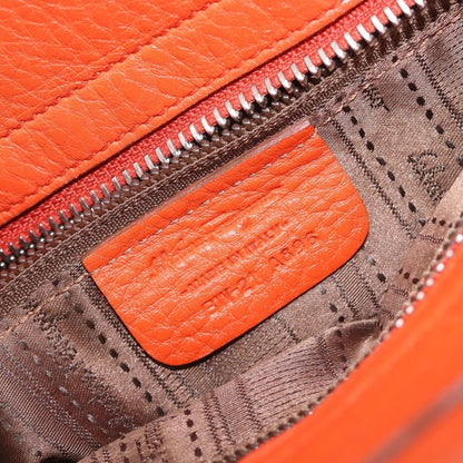 Salvatore Ferragamo Soft Sofia Leather, Orange, Leather, Tote Bag