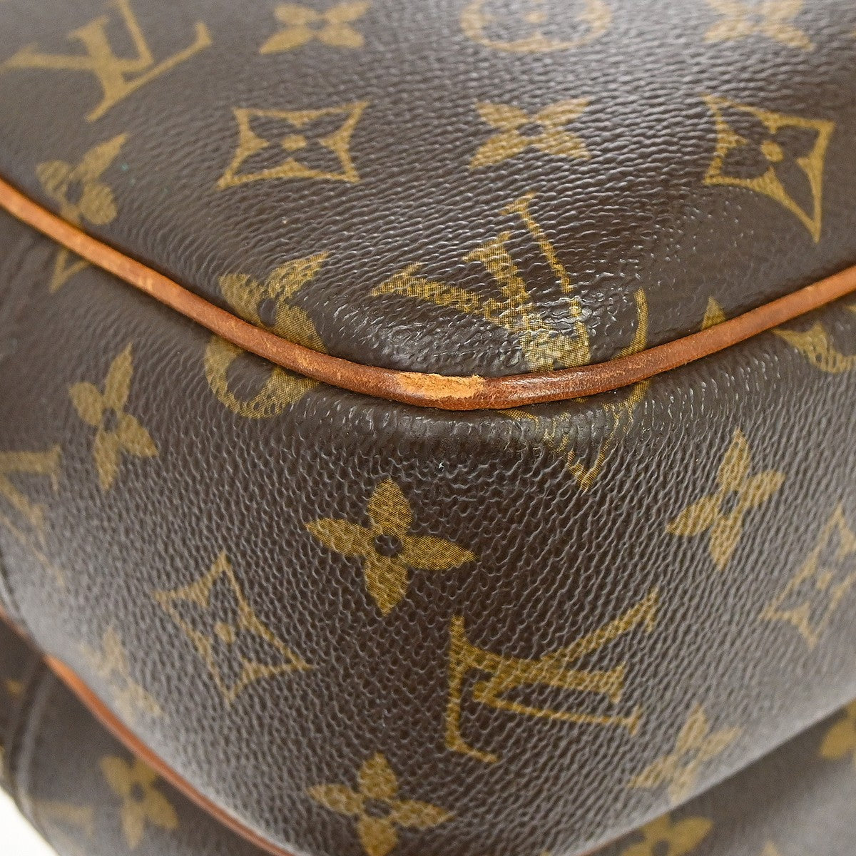 Louis Vuitton Reporter Monogram Canvas, Brown, Canvas, Shoulder Bag