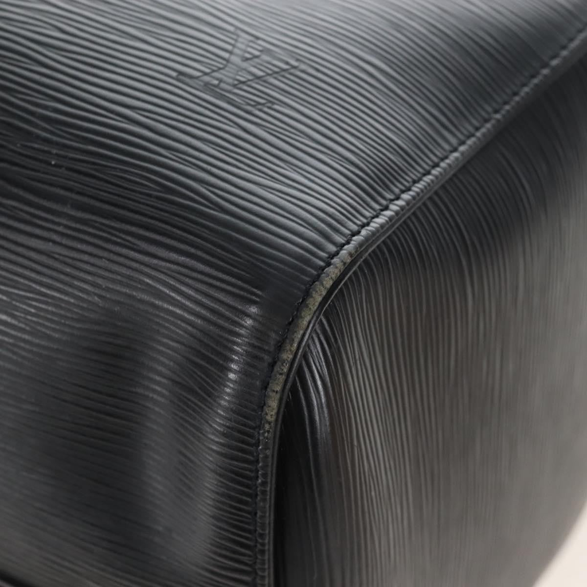 Louis Vuitton Keepall Epi Leather, Black, Leather, Travel Bag