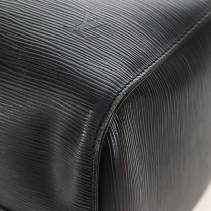 Louis Vuitton Keepall Epi Leather, Black, Leather, Travel Bag