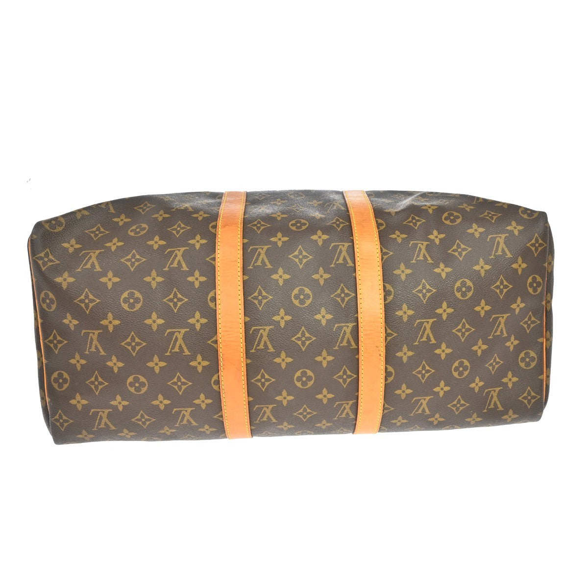 Louis Vuitton Keepall Monogram, Brown, Canvas, Travel Bag