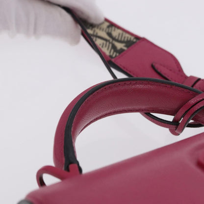 Salvatore Ferragamo Boxyz Top Handle Leather, Pink, Leather, Handbag