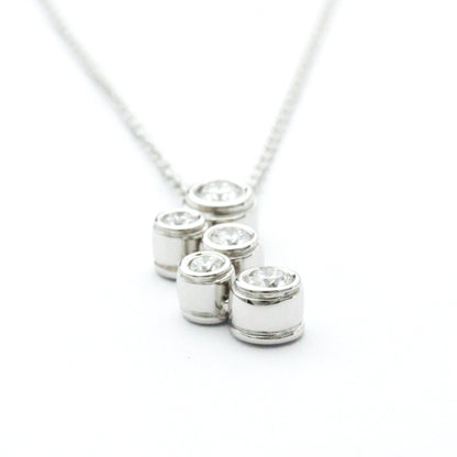 Tiffany & Co Bubble, Silver, Platinum, necklace