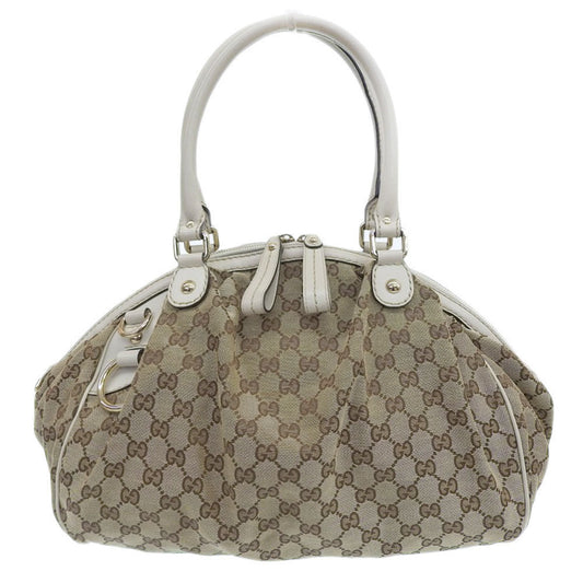 Gucci GG canvas, Beige, Canvas, handbag