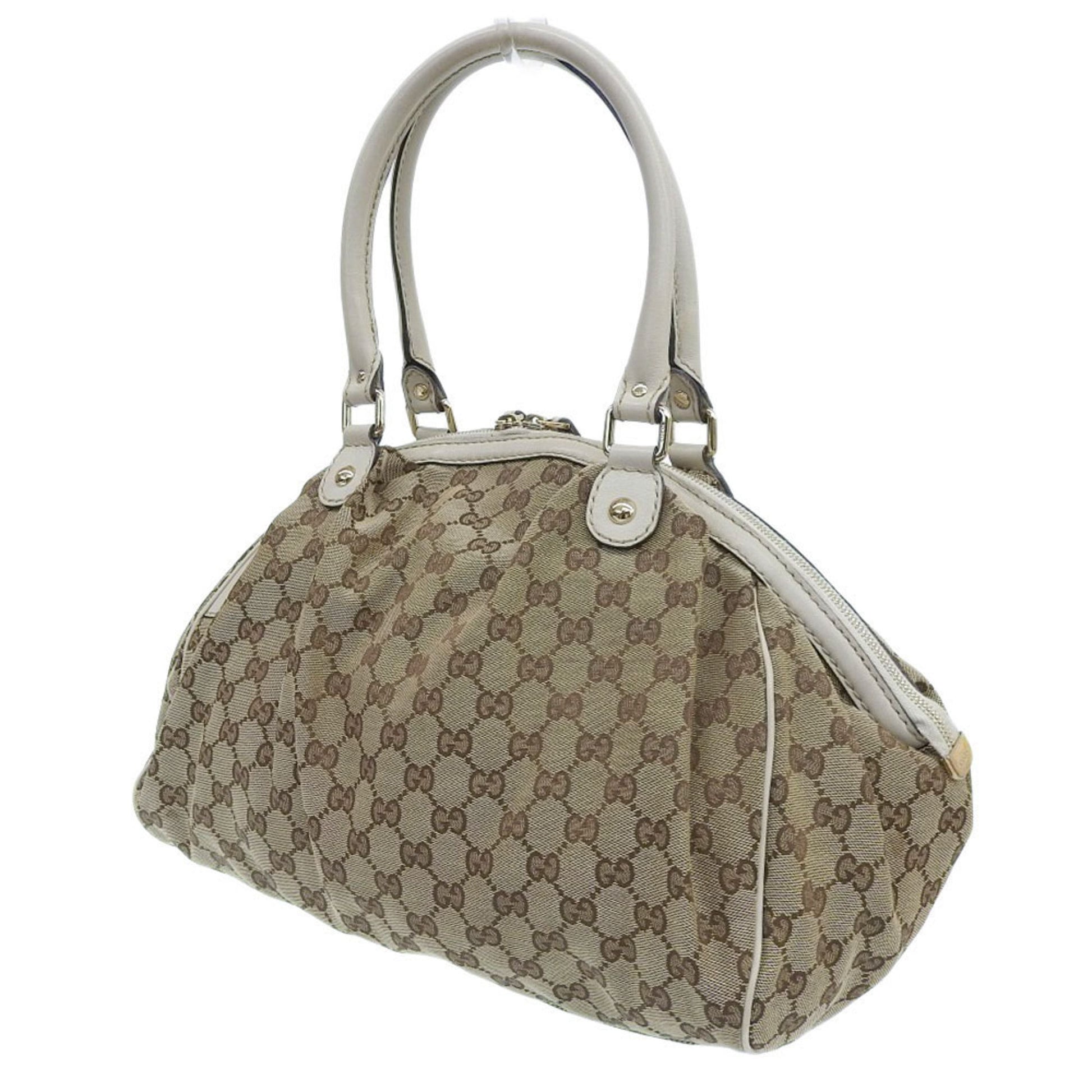 Gucci GG canvas, Beige, Canvas, handbag