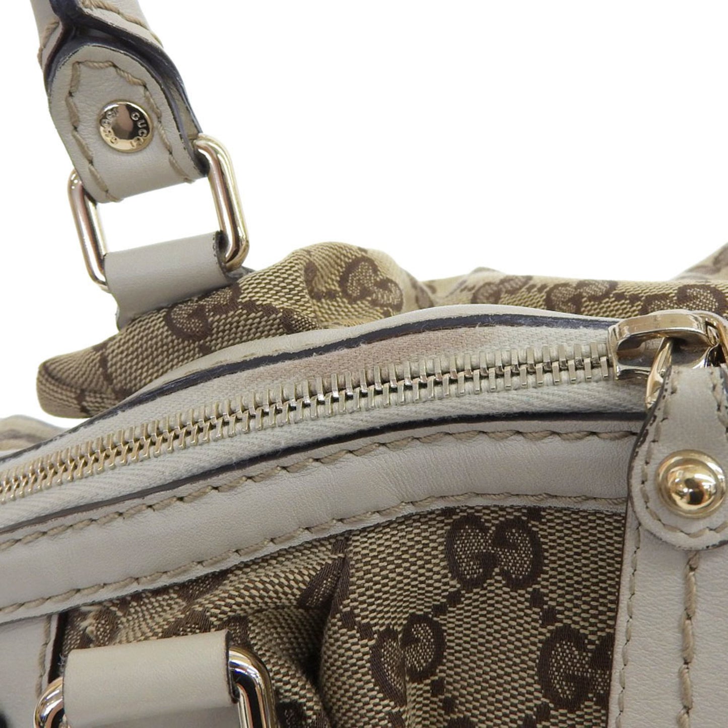 Gucci GG canvas, Beige, Canvas, handbag