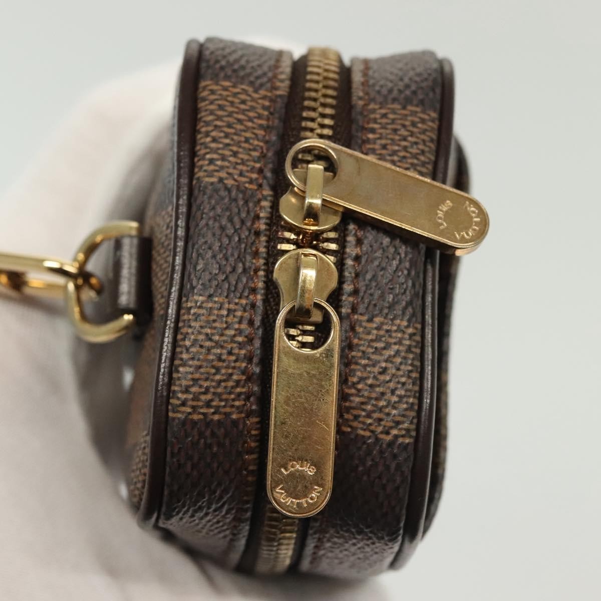 Louis Vuitton Etui Okapi Camera Case Damier, Brown, Canvas, Clutch
