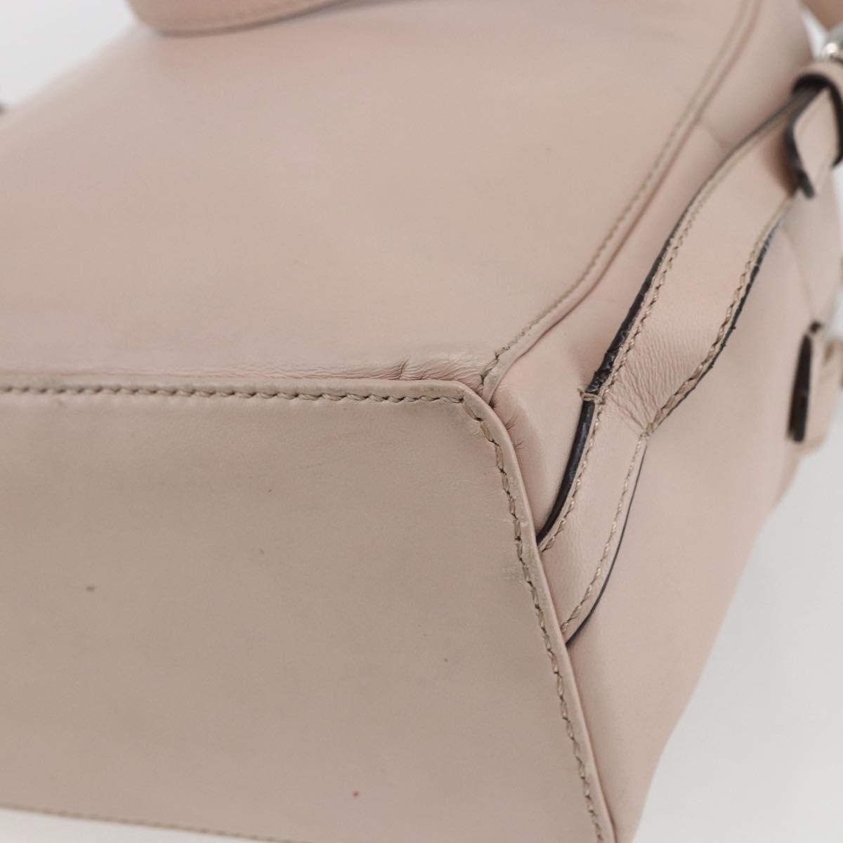 Fendi By The Way Leather, Beige, Leather, Backpack
