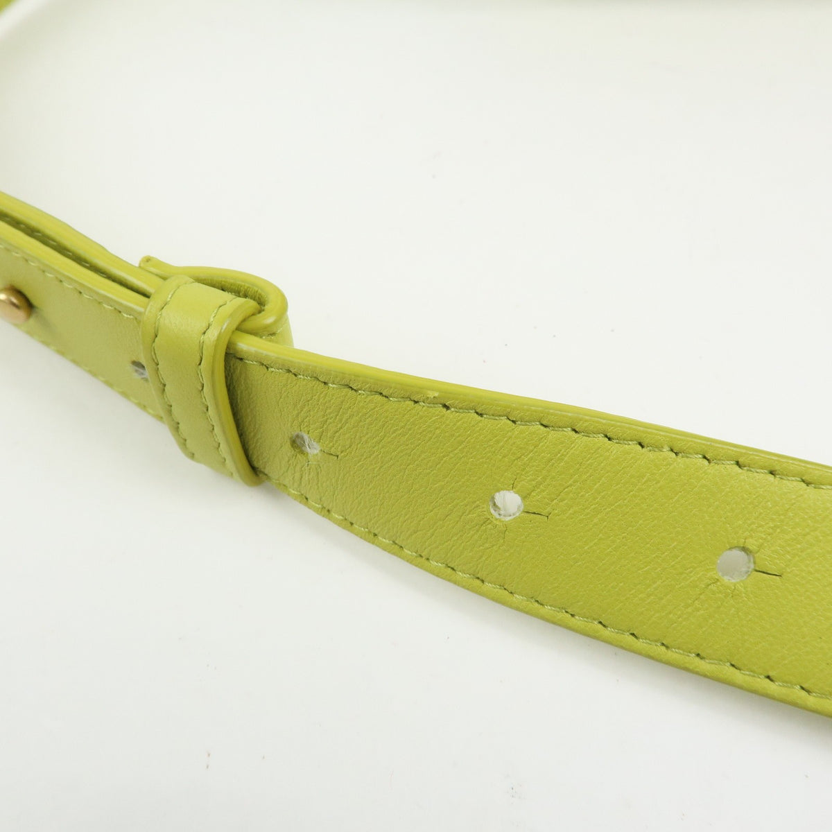 Bottega Veneta Cassette Belt Maxi Intrecciato Leather, Green, Leather, Clutch