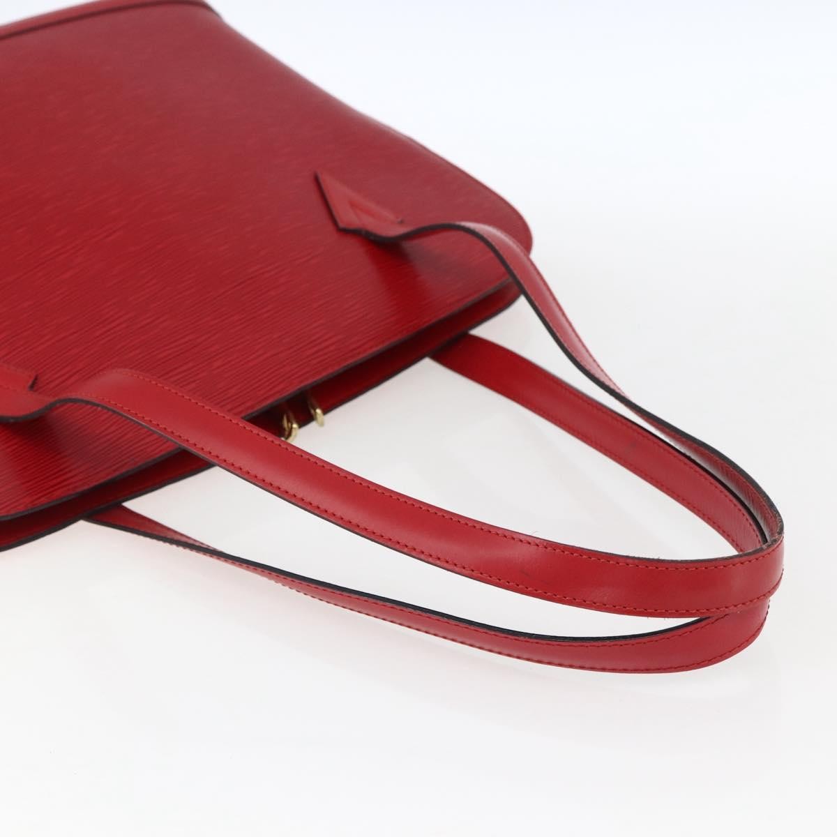 Louis Vuitton Lussac Epi Leather, Red, Leather, Shoulder Bag