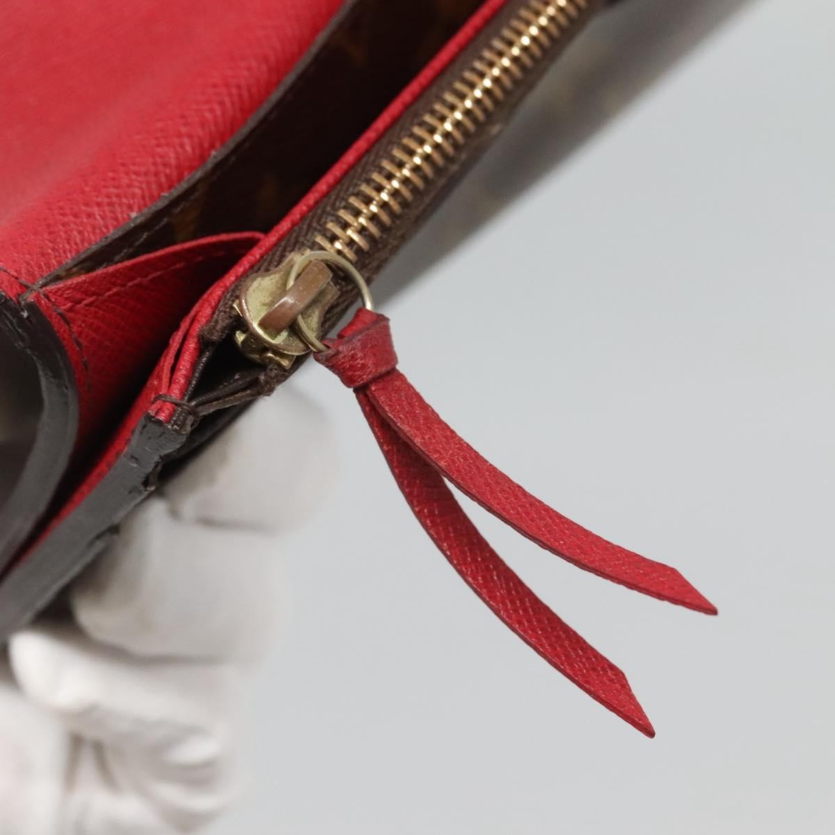 Louis Vuitton Emilie Monogram Canvas, Red, Canvas, Wallet