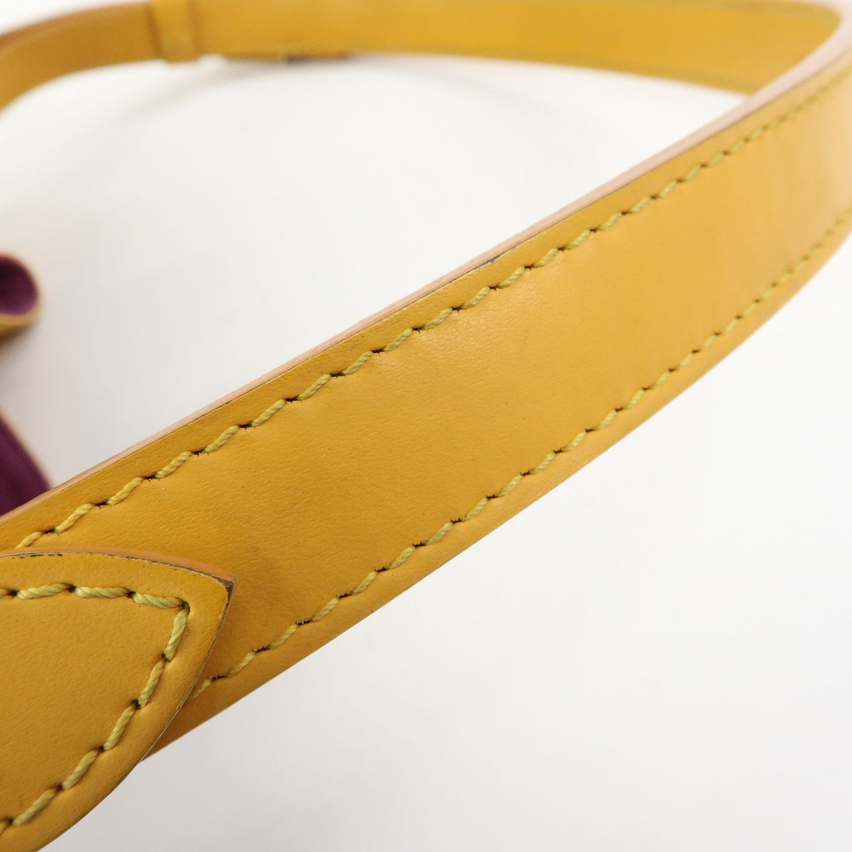 Louis Vuitton Petit Noe Epi Leather, Yellow, Leather, Handbag