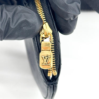 Louis Vuitton New Wave Multi Pochette Quilted Leather, Black, Leather, Clutch