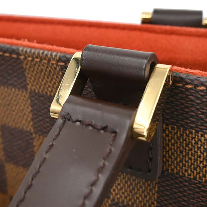 Louis Vuitton Uzes Damier Ebene, Brown, Canvas, Tote Bag