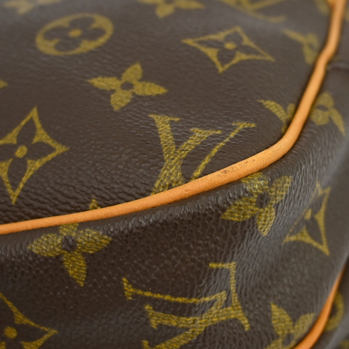 Louis Vuitton Reporter Monogram, Brown, Canvas, Shoulder Bag