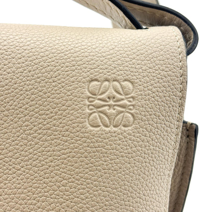 Loewe Gate Dual Leather, Beige, Leather, Shoulder Bag