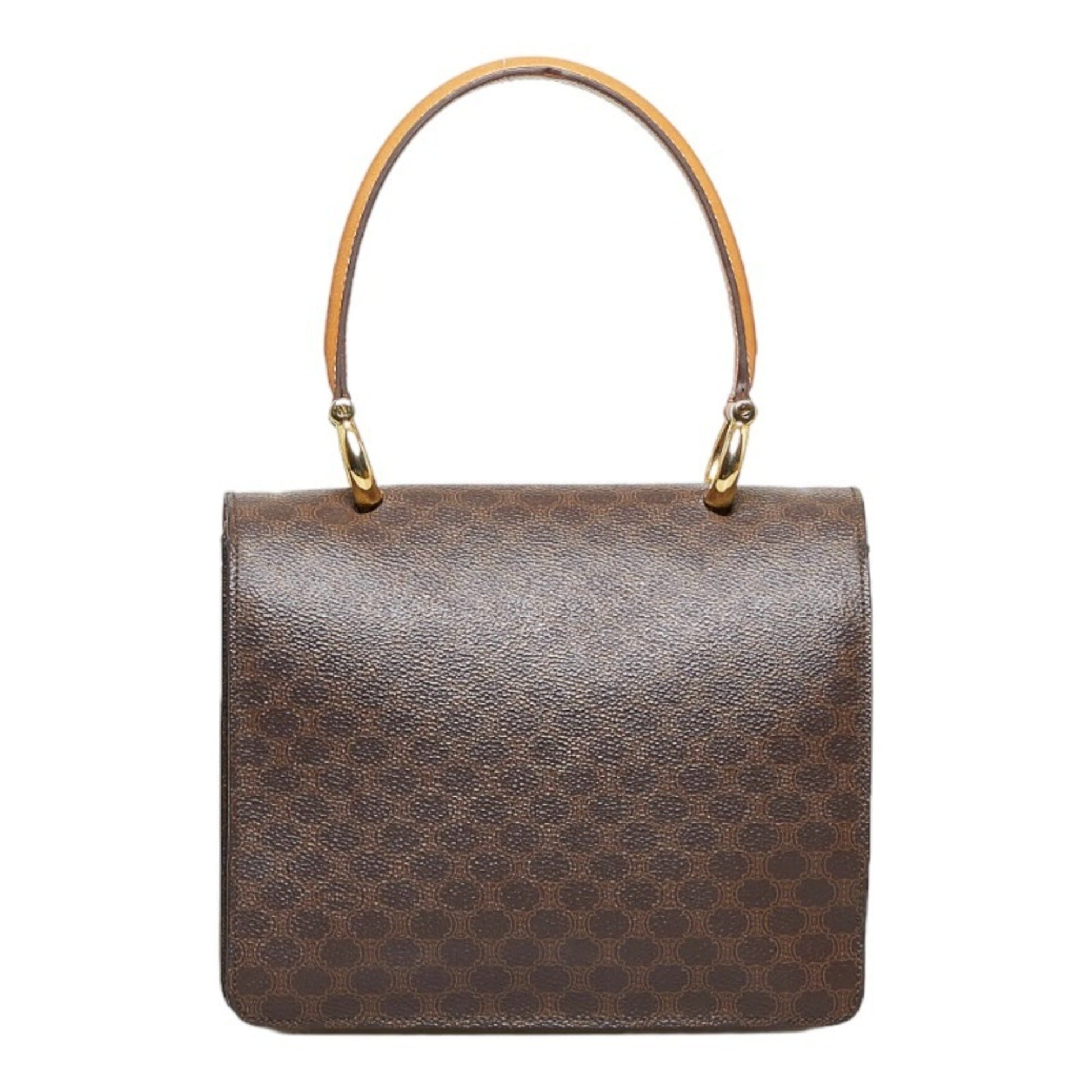 Céline Triomphe, Brown, Canvas, handbag