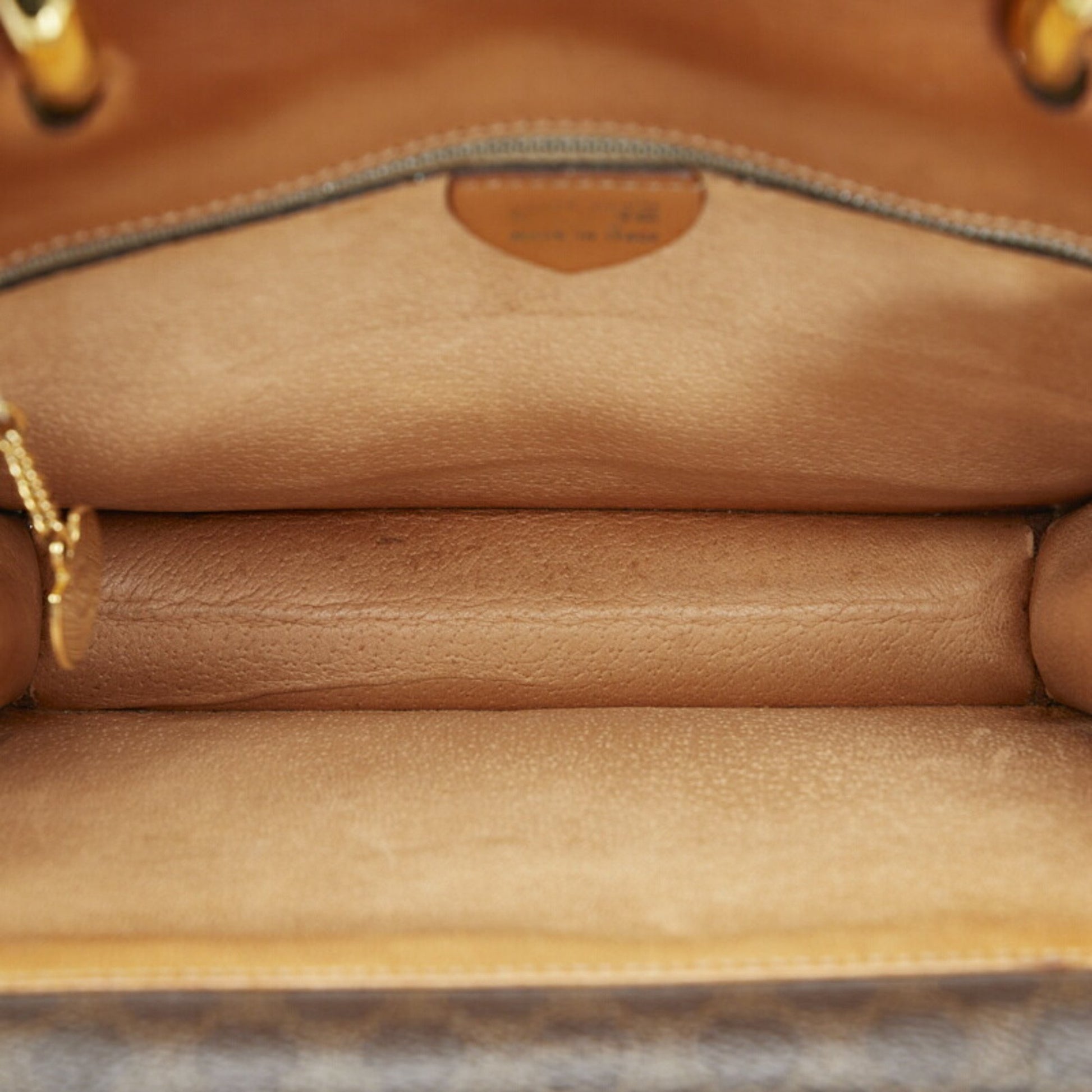 Céline Triomphe, Brown, Canvas, handbag