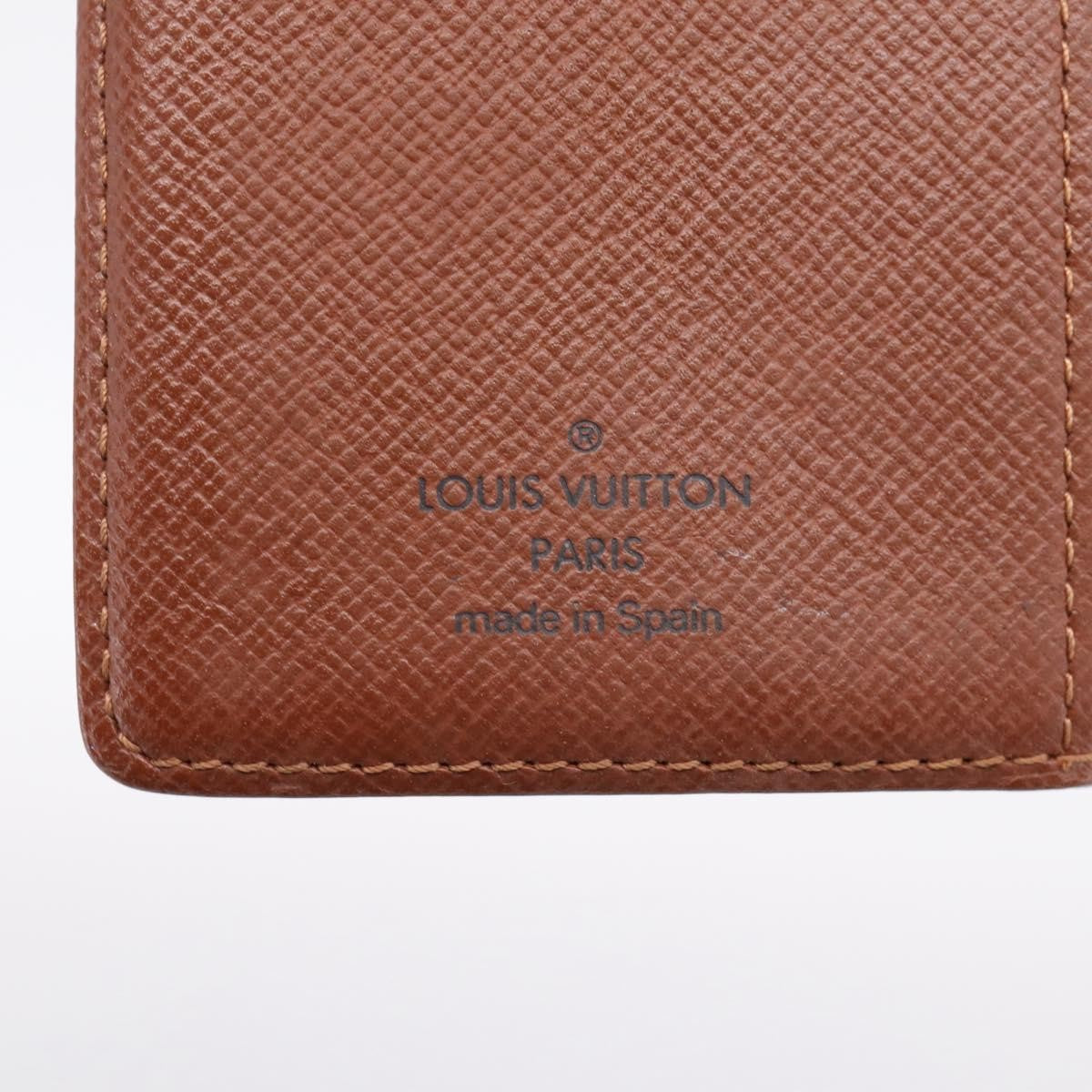 Louis Vuitton Agenda Cover Monogram Canvas, Brown, Canvas, Wallet