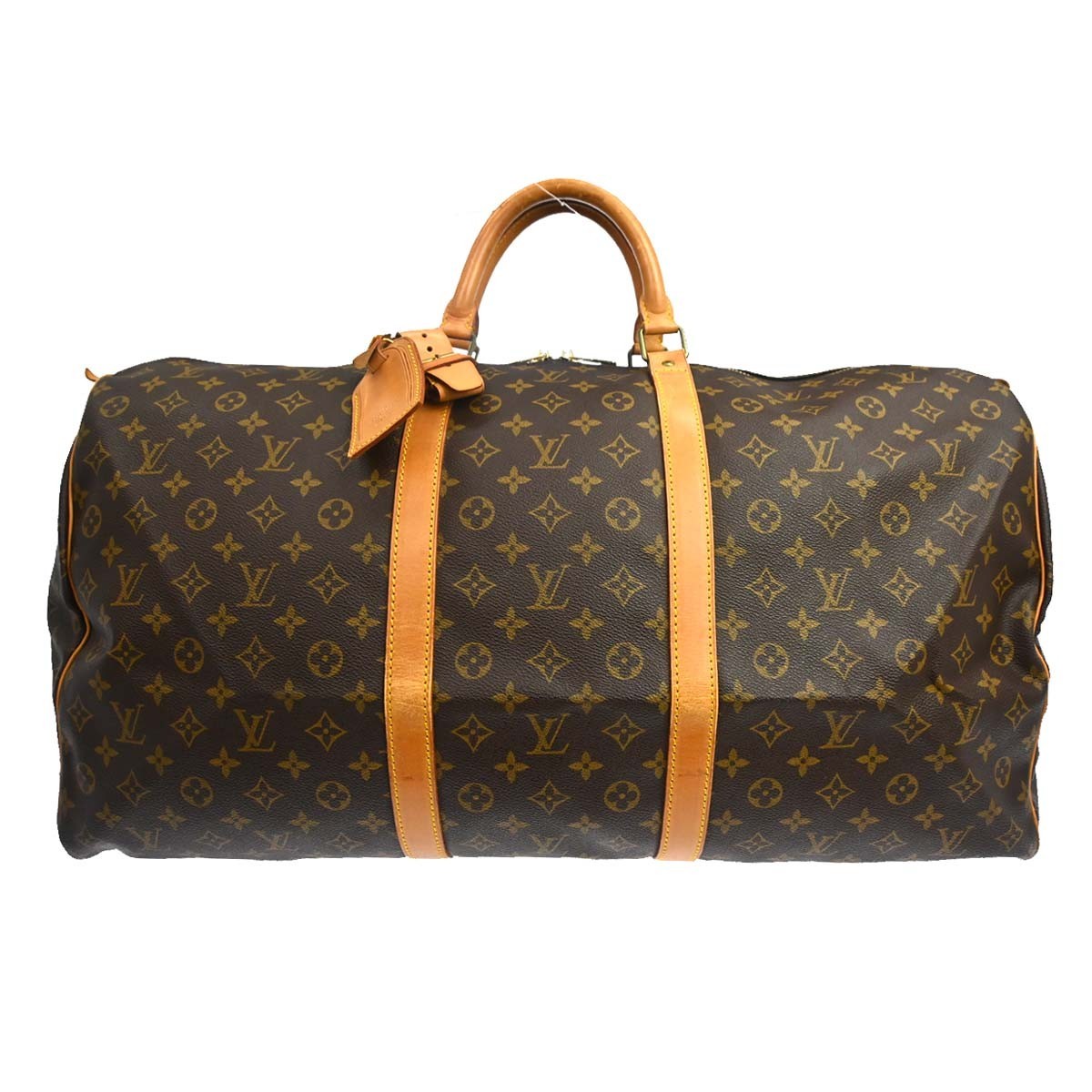Louis Vuitton Keepall Monogram Canvas, Brown, Canvas, Travel Bag