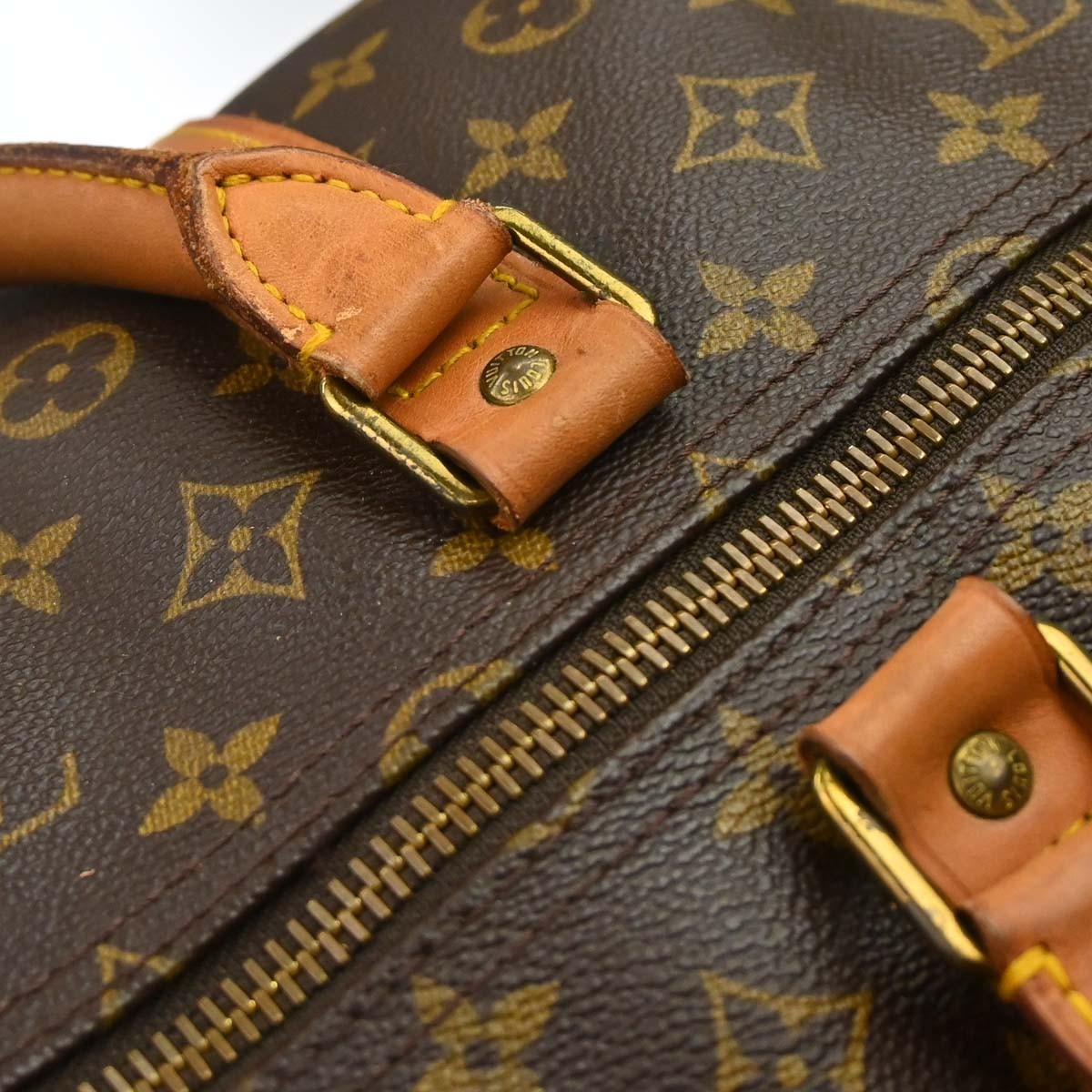 Louis Vuitton Keepall Monogram Canvas, Brown, Canvas, Travel Bag