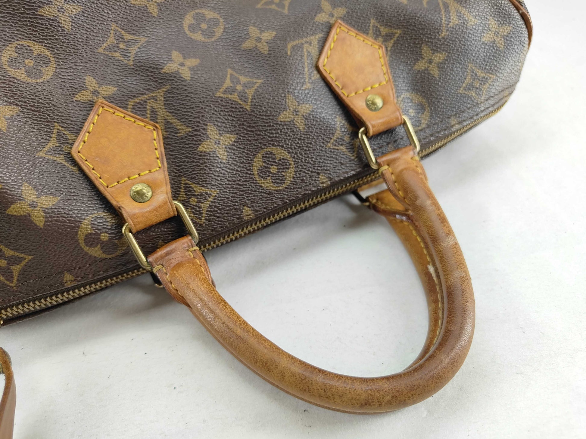 Louis Vuitton Speedy Monogram Canvas, Brown, Canvas, Handbag