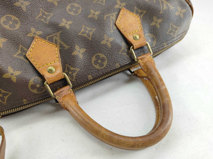 Louis Vuitton Speedy Monogram Canvas, Brown, Canvas, Handbag