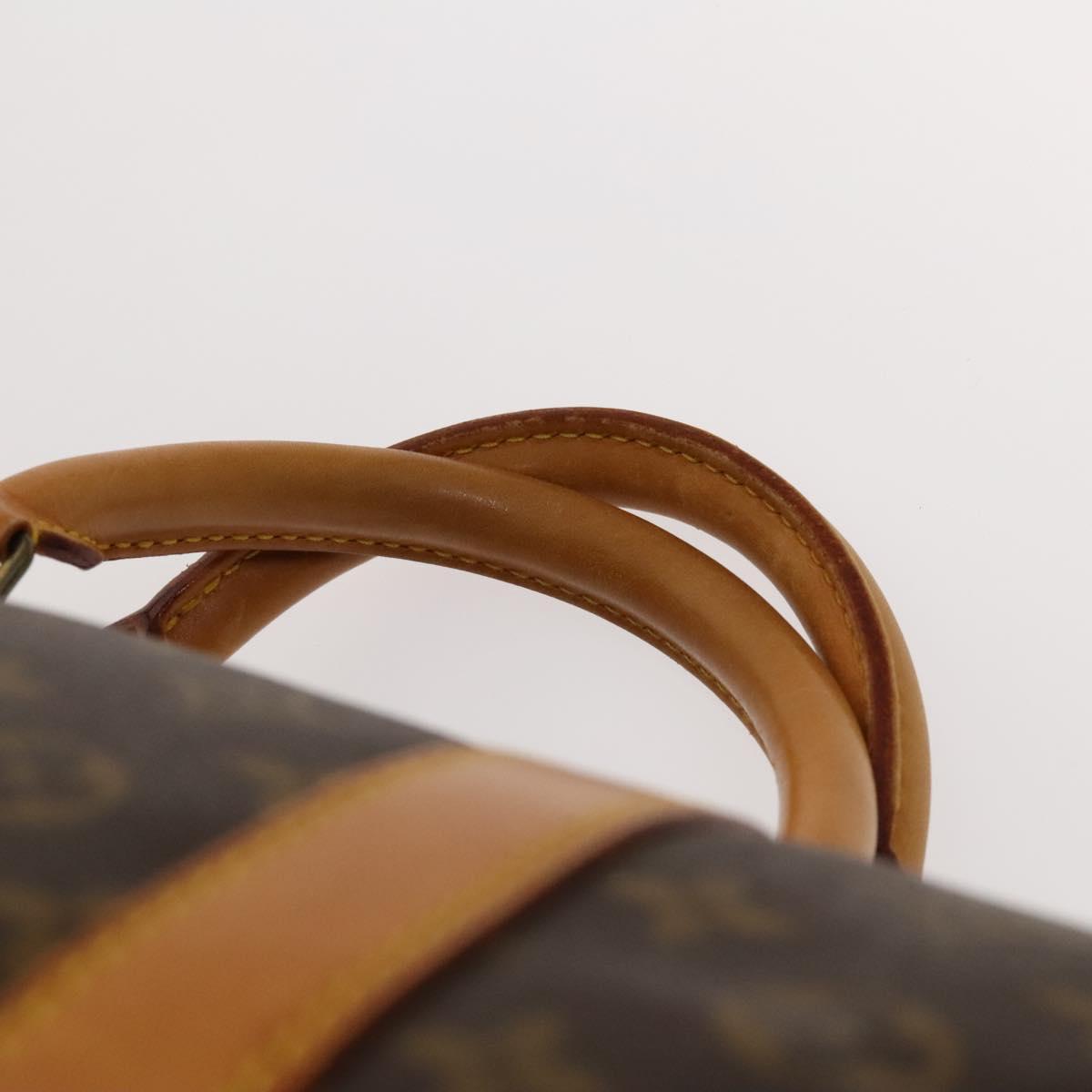 Louis Vuitton Keepall Bag Monogram Canvas, BROWN, CANVAS, Travel bag