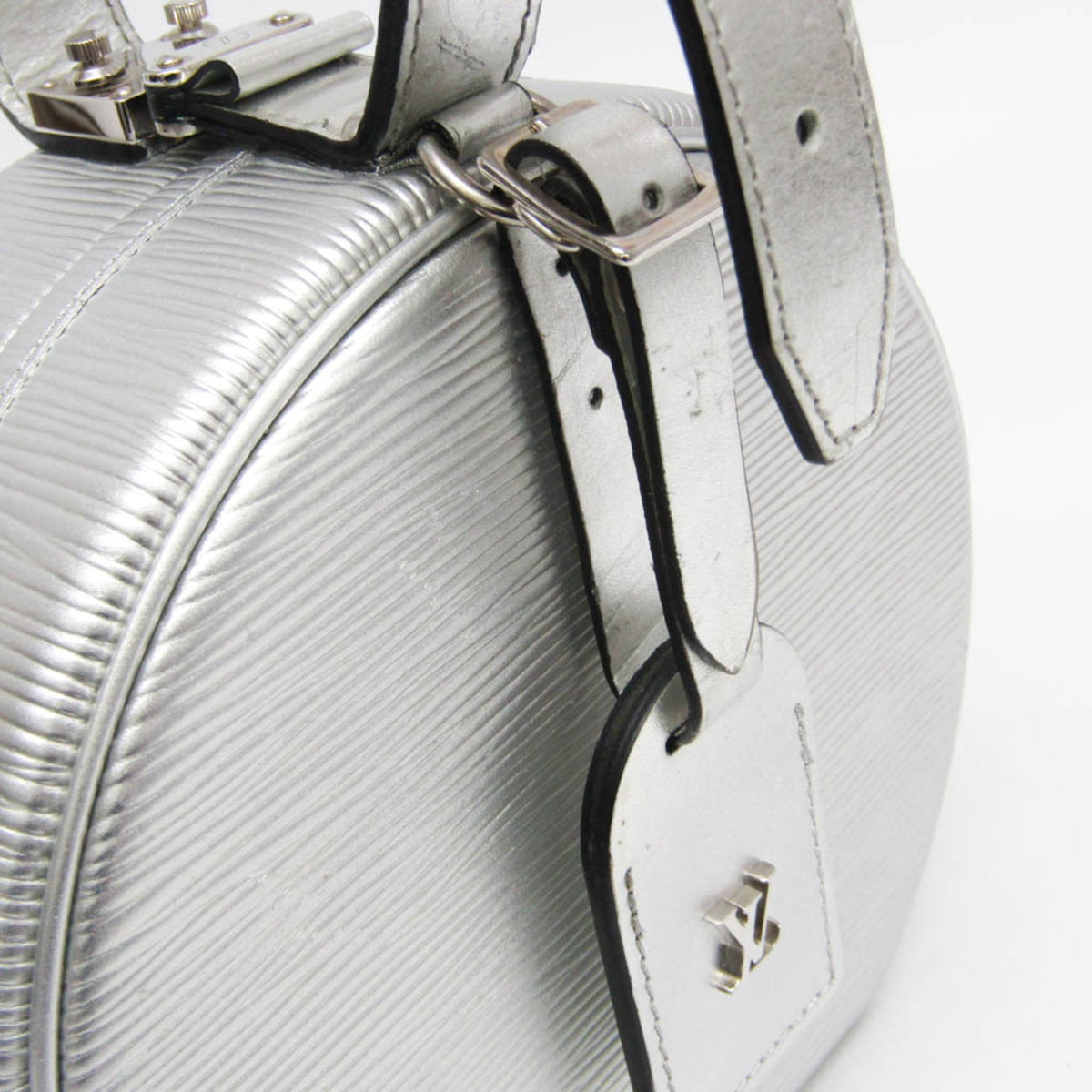 Louis Vuitton Petite Boite Chapeau Epi Leather, Silver, Leather, Handbag