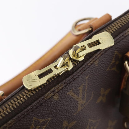Louis Vuitton Alma Monogram Canvas, Brown, Canvas, Handbag