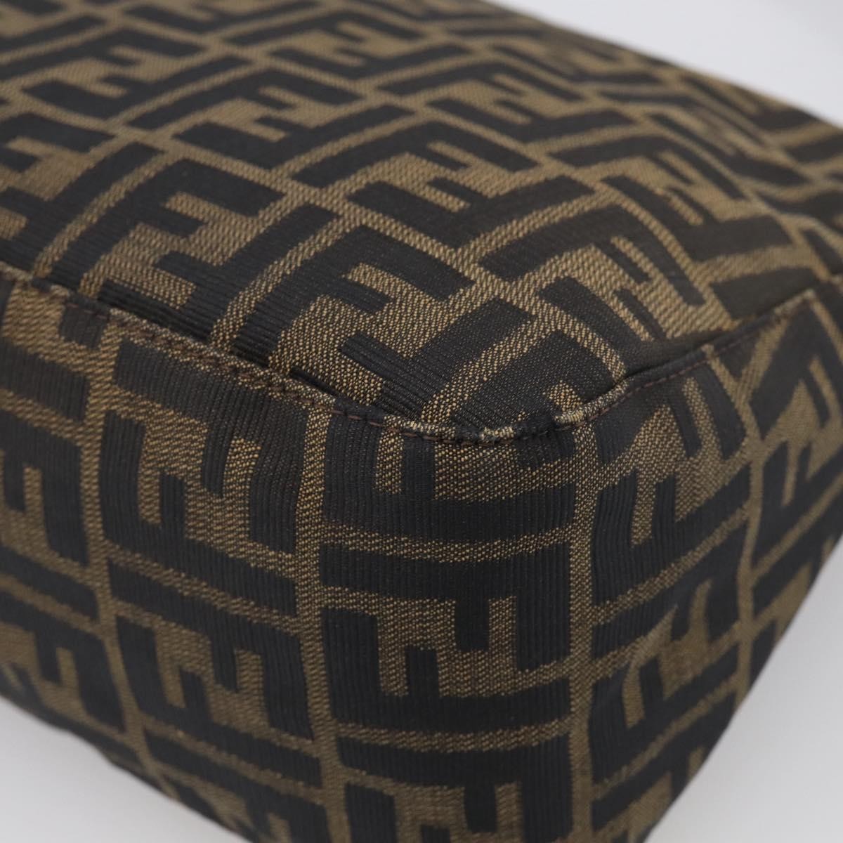 Fendi Mamma Baguette Zucca Jacquard Velvet, Multicolour, Canvas, Shoulder Bag