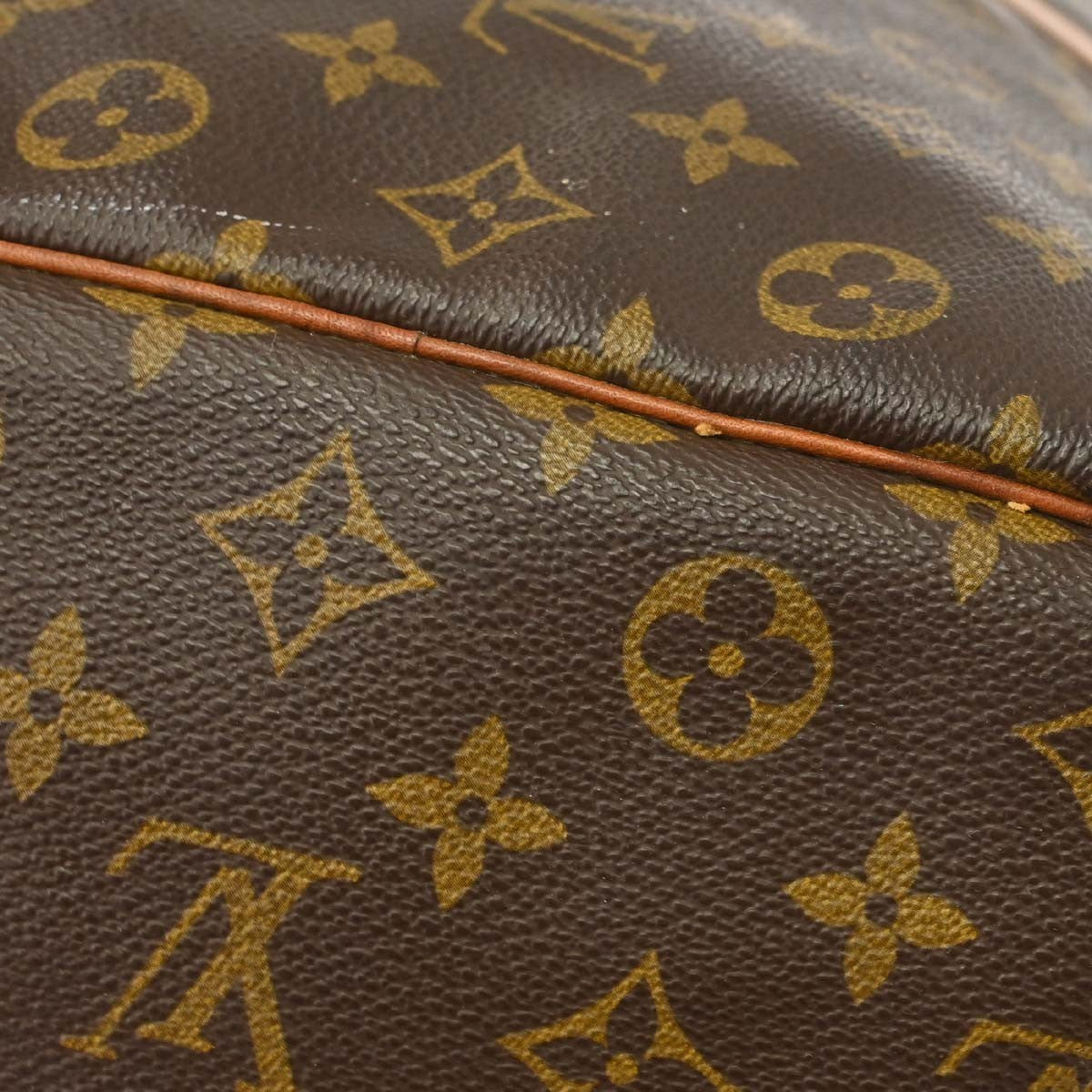 Louis Vuitton Keepall Monogram Canvas, Brown, Canvas, Travel Bag