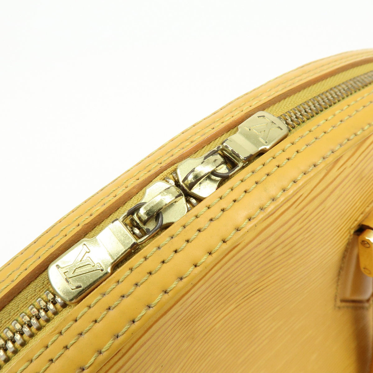 Louis Vuitton Jasmin Epi Leather, Yellow, Leather, Handbag