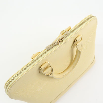 Louis Vuitton Alma Epi Leather, Beige, Leather, Handbag
