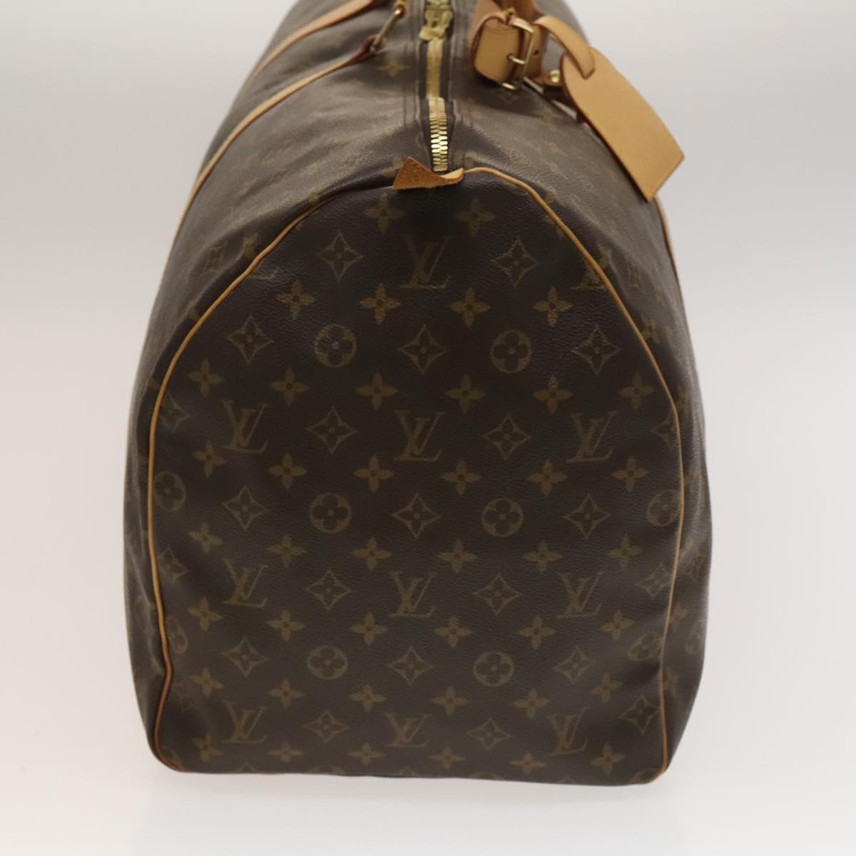 Louis Vuitton Keepall Bag Monogram Canvas, BROWN, CANVAS, Travel bag