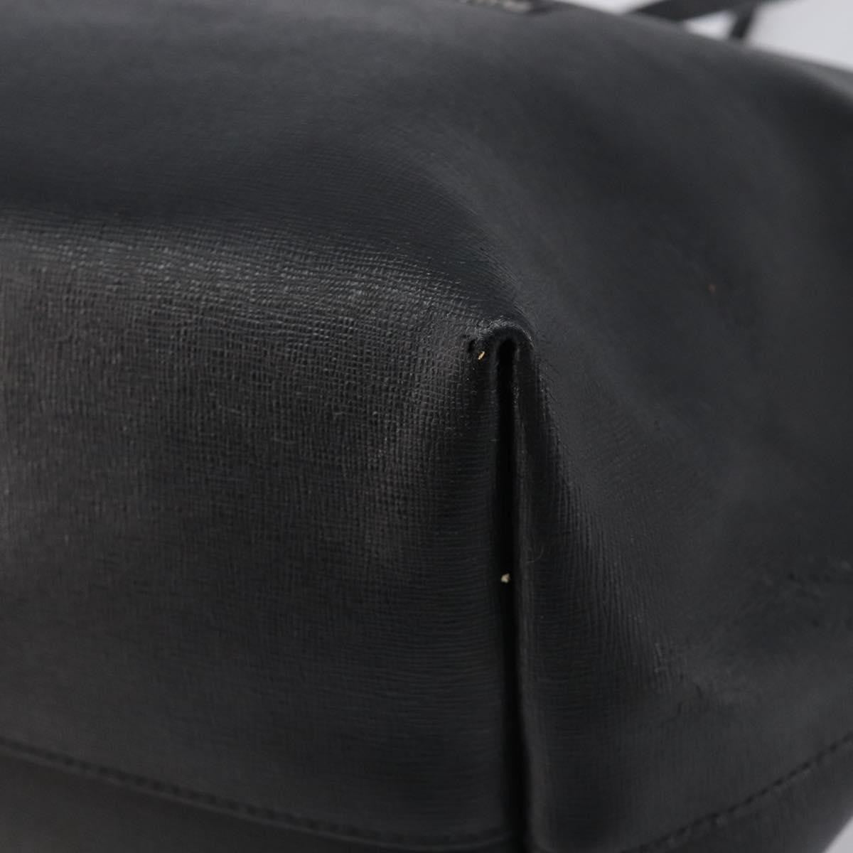 Fendi Monster Roll Leather, Black, Leather, Tote Bag