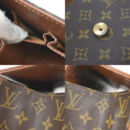 Louis Vuitton Dame Pochette Monogram Canvas, Brown, Leather, Clutch
