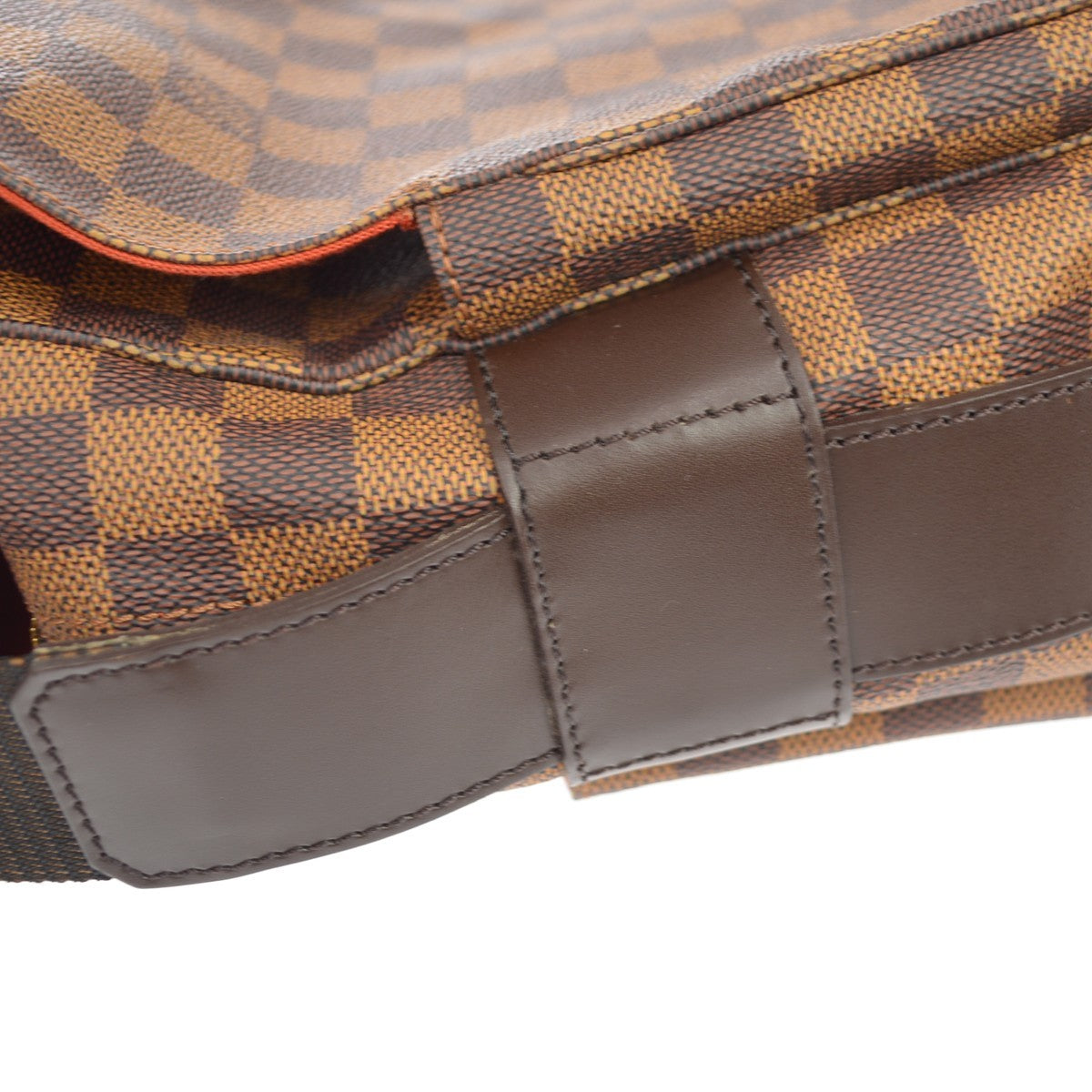 Louis Vuitton Naviglio Damier, Brown, Canvas, Shoulder Bag