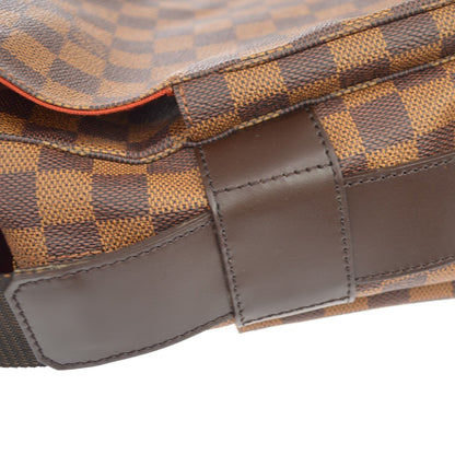 Louis Vuitton Naviglio Damier, Brown, Canvas, Shoulder Bag