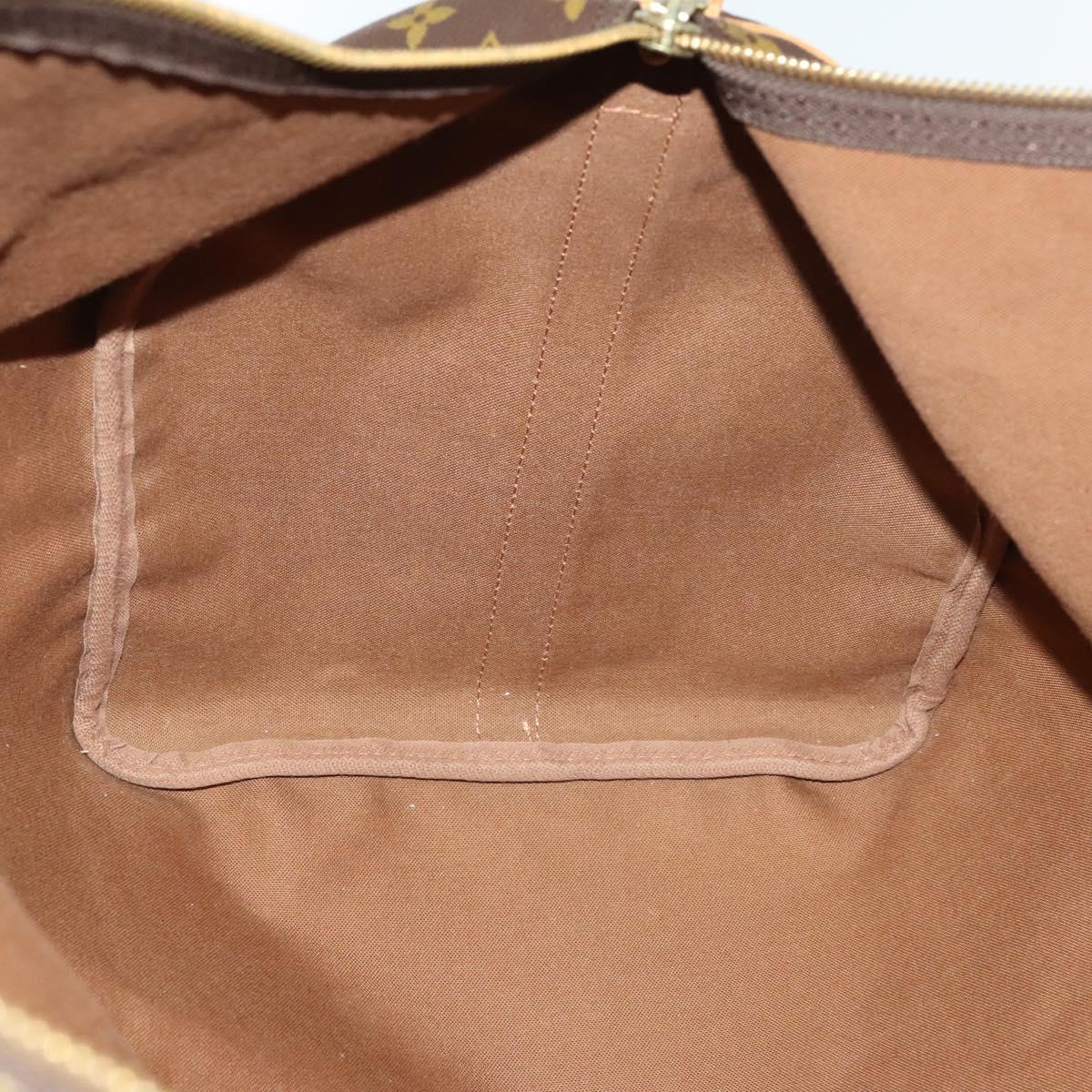 Louis Vuitton Keepall Bag Monogram Canvas, BROWN, CANVAS, Travel bag