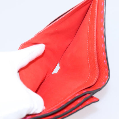 Fendi Selleria Peekaboo Leather, Pink, Leather, Wallet