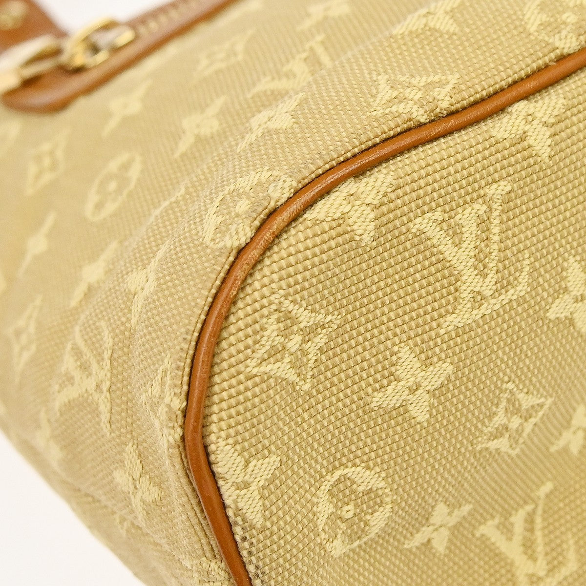 Louis Vuitton Lucille Mini Lin, Beige, Canvas, Handbag