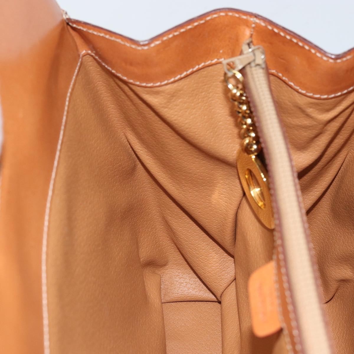 Celine Vintage Macadam Shopper Coated Canvas, Beige, Canvas, Tote Bag